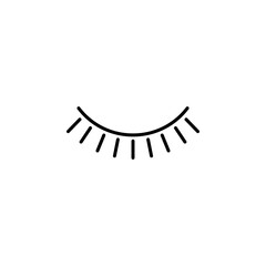 Design Eye Vector Icon Simple. Vector illustration on white background