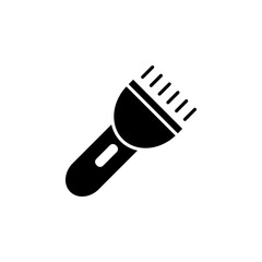 Flashlight icon, simple vector icon. Vector illustration on white background