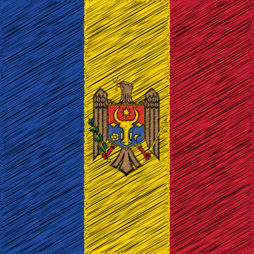 27 August Moldova Independence Day Flag Design