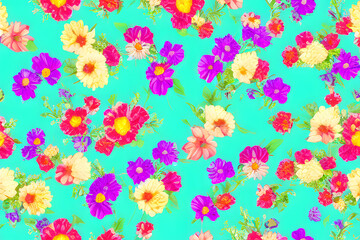 Floral Wallpaper, Seamless Pattern
