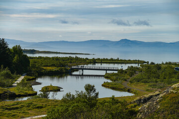 Unterwegs im isländischen Nationalpark Thingvellir