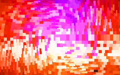 Light Pink, Red vector background in polygonal style.