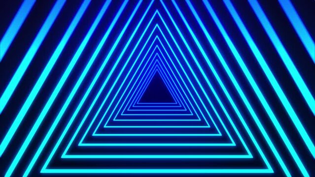 Neon geometric patterned background