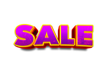 3d sale text