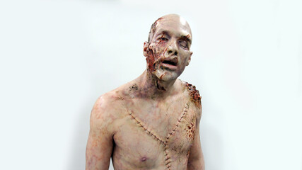 Autopsy Zombie on white