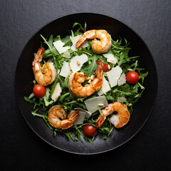 Garnelen Rucola Salat