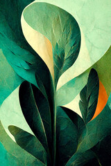 leaf texture digital pattern art 