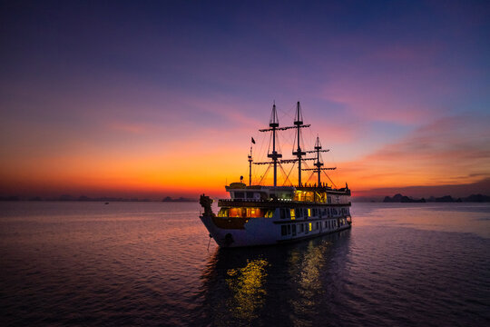 Ship at Sunrise