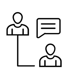 Business and management line icons set. Management icon collection