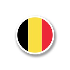 belgium flag, Circle flag  Illustrated Football tournament teams on colourful background divided in to groups