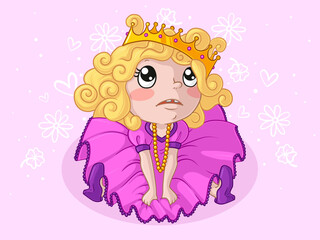 Kleine Comic Prinzessin