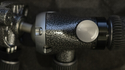 close up of a microscope