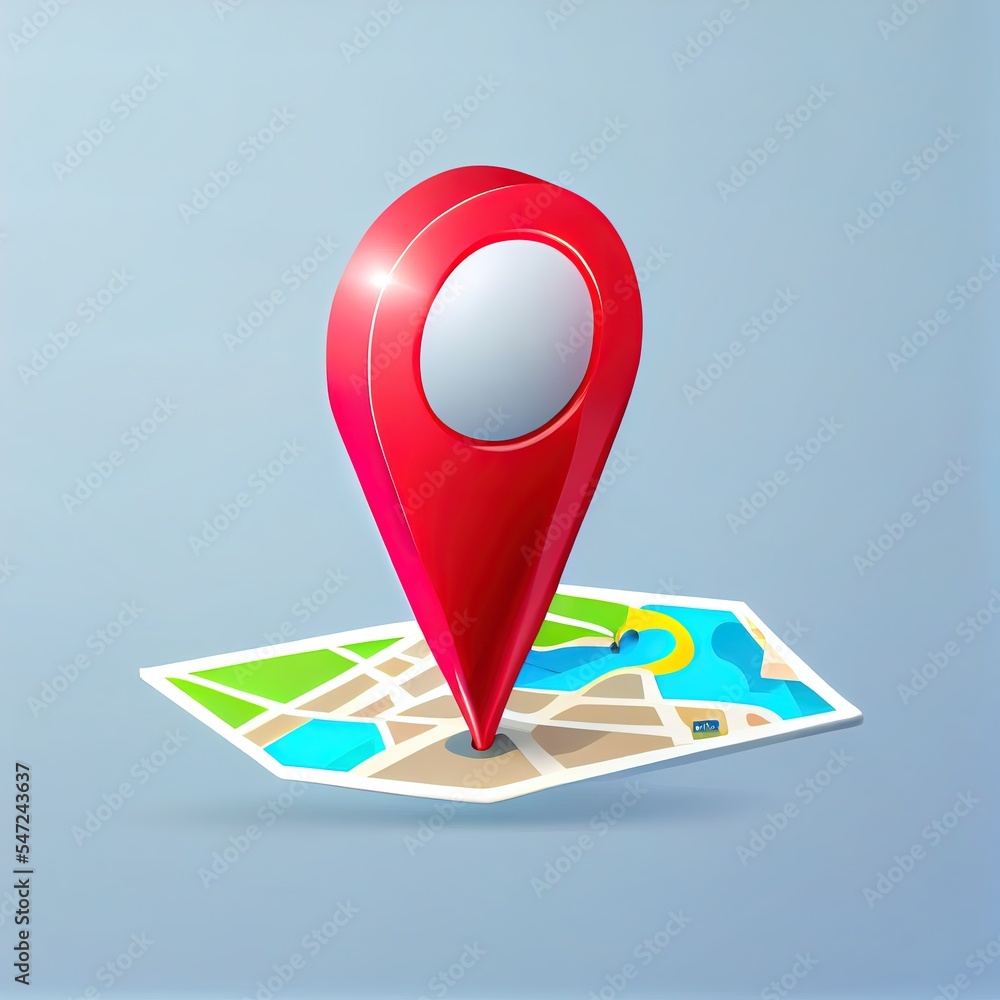 Poster realistic location map pin gps pointer markers 2d illustrated illustration for destination. 3d style