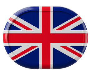 Flag of United Kingdom. 3D Spain flag symbol. United Kingdom flag 3d illustration. United Kingdom flag 3d illustration. 