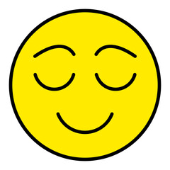 Calm Filled Line Icon