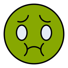 Sick Filled Line Icon