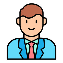 Groom Filled Line Icon