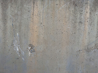 Old cement wall grunge background for copy space, game design. Aged monochrome wall texture with scratches and cracks for backdrop, advertising and graphic design