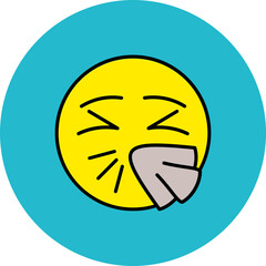 Ill Multicolor Circle Filled Line Icon