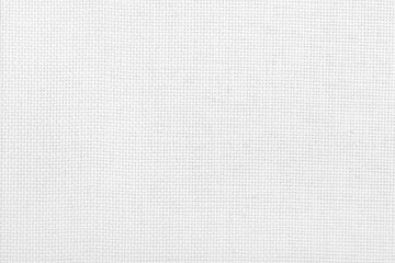 White canvas texture background -  Coarse linen, rough