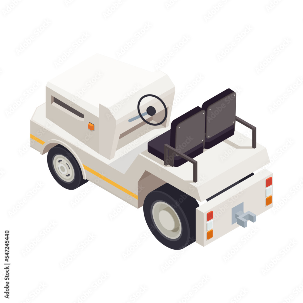 Wall mural Airport Vehicle Illustration