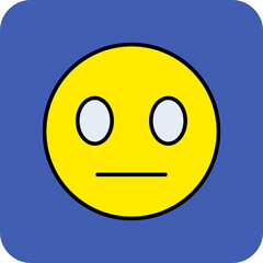 Neutral Multicolor Round Corner Filled Line Icon