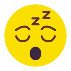 Sleepy Flat Icon