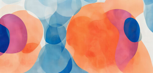 Watercolor abstract art composition background wallpaper design illustration for fine arts prints, wall art, cover or background mockup frame HD display