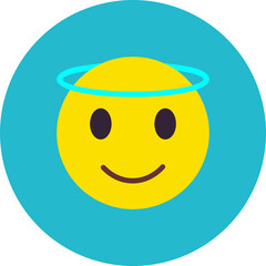 Innocent Multicolor Circle Flat Icon