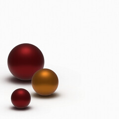 red christmas balls