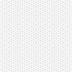 Seamless mosaic pattern. Triangles, kites, hexagons, rhombuses ornament. Grid background. Ethnic motif. Geometric grate wallpaper. Parquet backdrop. Digital paper, textile print. Vector.