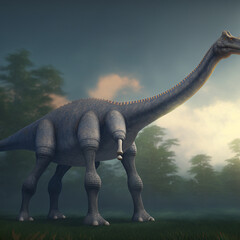 Obraz premium An image of a 3d rendered dinosaur