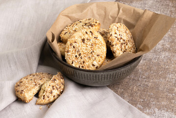 delicious cookies baked with natural ingredients