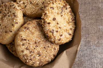 delicious cookies baked with natural ingredients