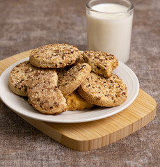 delicious cookies baked with natural ingredients