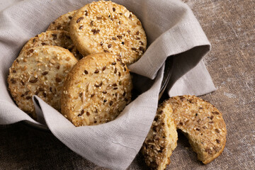delicious cookies baked with natural ingredients