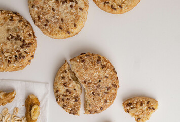 delicious cookies baked with natural ingredients