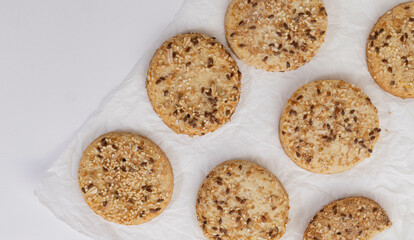 delicious cookies baked with natural ingredients