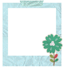 Creative Floral Polaroid Photo Frame