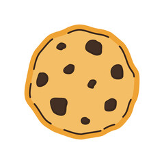 Cookie logo design. Cookie vector on white background.