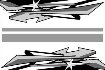 vector racing background design with a unique pattern and grayscale color combination
