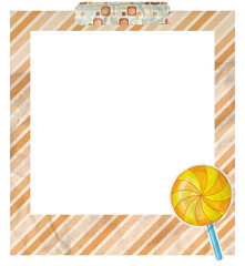 Creative holiday Polaroid Photo Frame