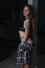 Fototapeta premium Young White Girl