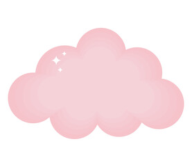 pink cloud design