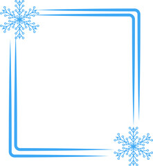Christmas frame. Vector illustration