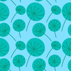 Floral seamless flower pattern for wrapping and linens and fabrics and clothes print and kids and kitchen textiles