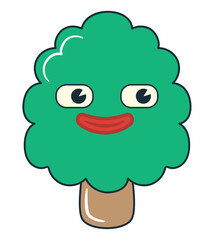 smiling tree design