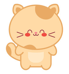 kawaii cat design