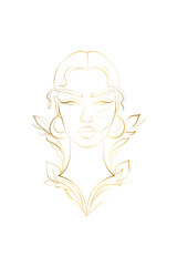 Line Drawing Woman Face, Prints, Bohemian Flowers Wall Art Decor Download, Abstract Female Face Print, Printable One Line Drawing, Feminine Continuous Lines, Minimalist Artwork, Face Line Art, Modern