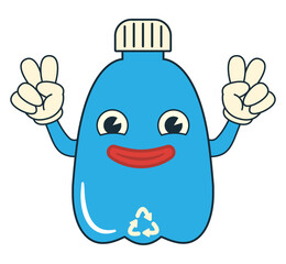 smiling water bottle